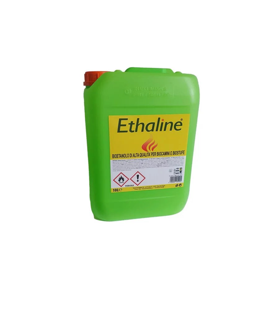 TECNOAIR SYSTEM Bioetanolo Ethaline Liquido Da 10 Lt - 2 Taniche a Confezione
