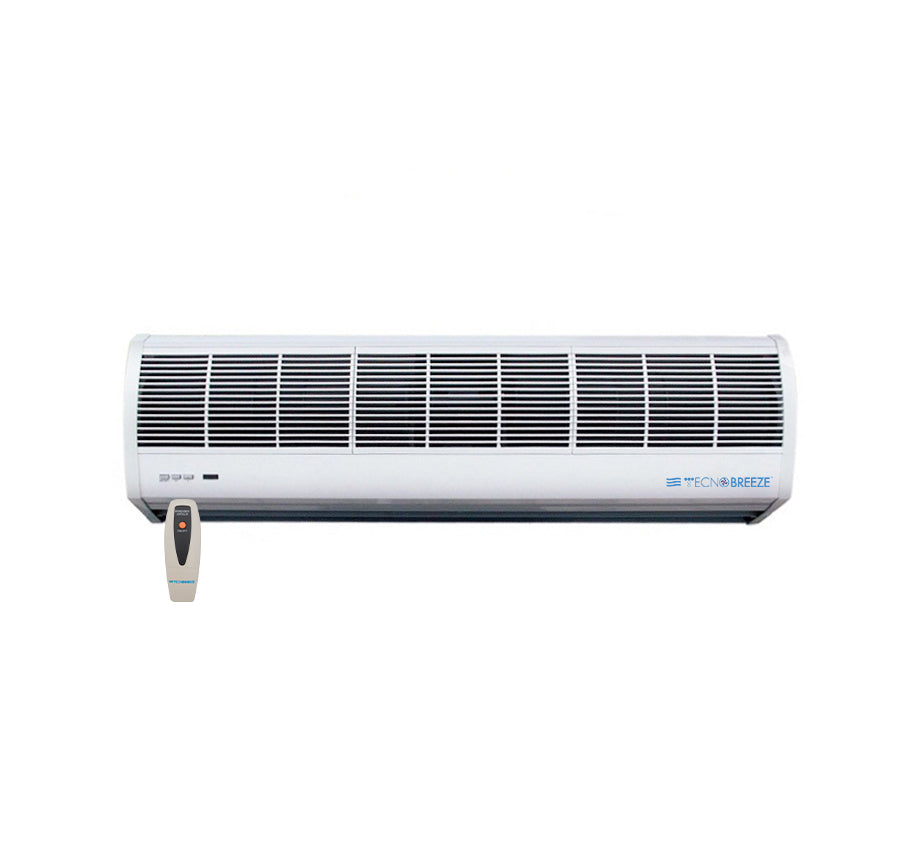 Barriera D'Aria Tecnogas Centrifuga Tecnobreeze Natural Wind 120 Cm Con Telecomando