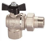 Rub.Bresciane Valvola a Farfalla con bocchettone MF