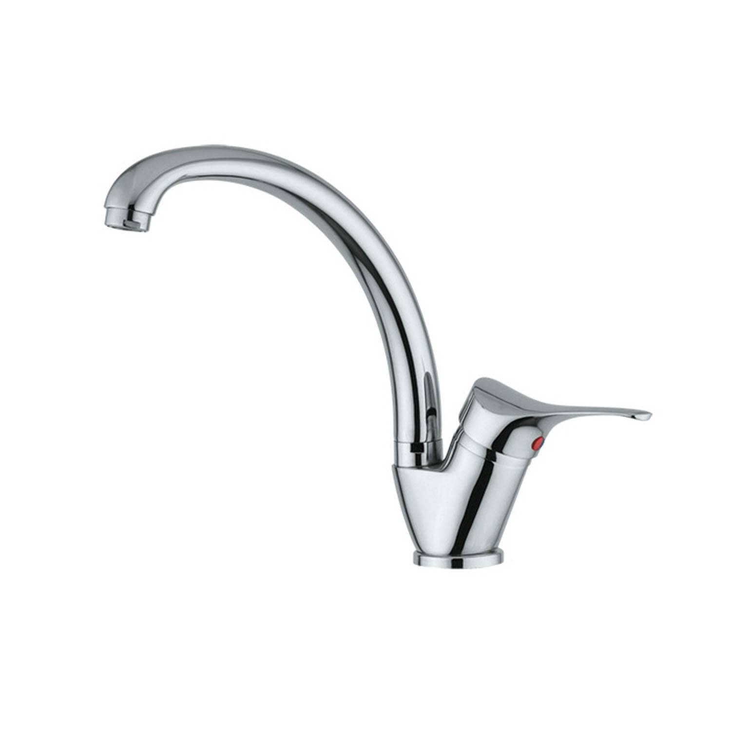 GOPLAST Miscelatore lavabo SERIE SEI con attacco piletta 1"1/4