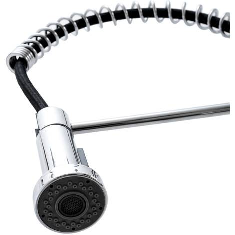 GOPLAST Miscelatore lavabo SERIE SEI con attacco piletta 1"1/4