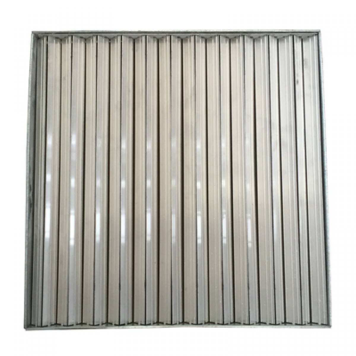 Bocchetta di ripresa in alluminio a maglia quadra fissa 600X600, per controsoffitti modulari con telaio