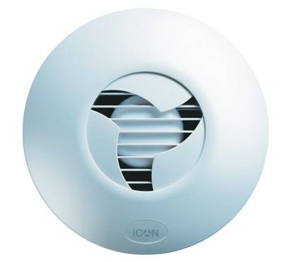 Ventilatore Icon In ABS Da Design Con Chiusura Ad Iride