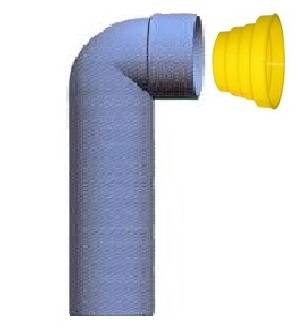 BRAGA RIDOTTA 45°  VARI DIAMETRI