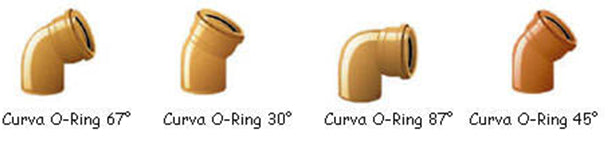 BRAGA RIDOTTA 45°  VARI DIAMETRI