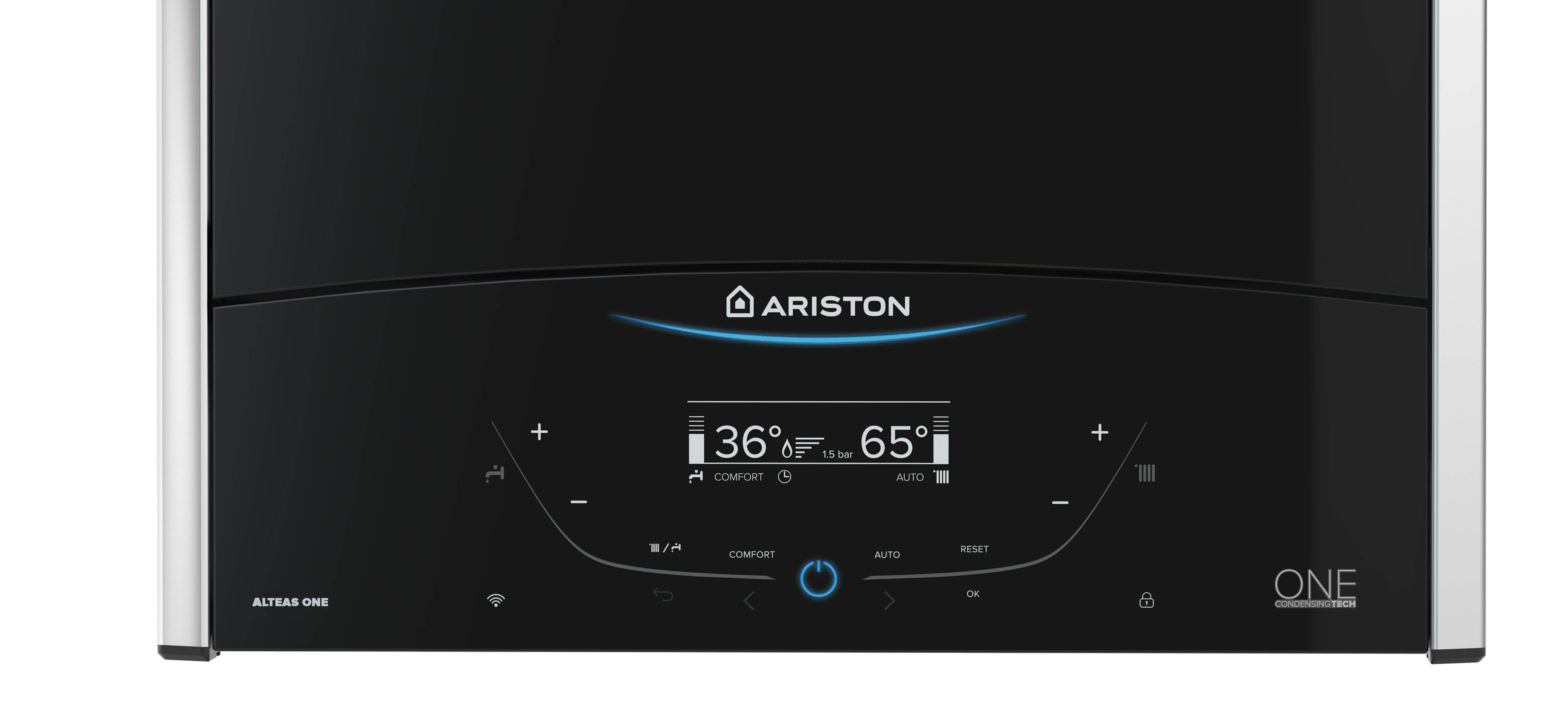 Caldaia A Condensazione Ariston Genus One Net 24 KW Metano Completa Dì Kit Per Scarico Fumi WI-FI Ready