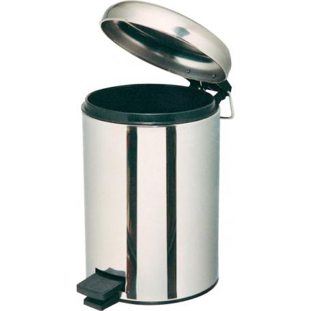 pattumiera in acciaio  lt.20 art.yl01 confezione da 2 