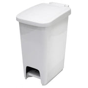 pattumiera lt.16 c/pedale bianca confezione da 5 