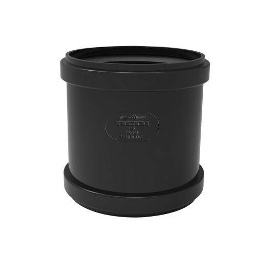 Tubo Phono Black Redi DIAMETRO 100 Innesto NERO VARI METRI