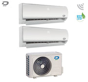 Condizionatore Climatizzatore Diloc Dual Split Inverter Frozen R-32 9000+9000 Btu Con FROZEN200 Wi-Fi Optional