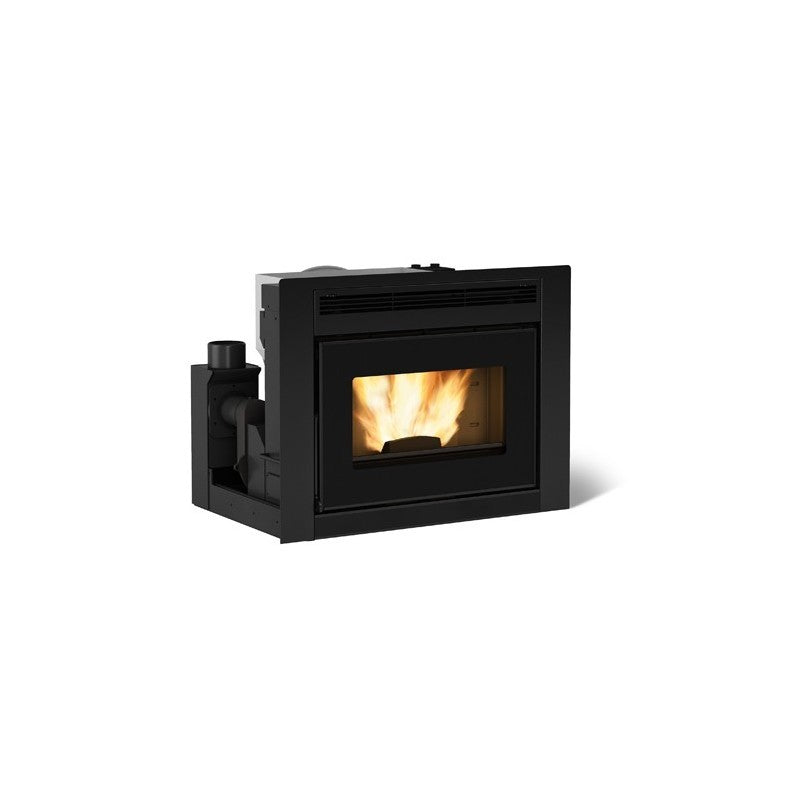 Inserto Camino a Pellet Ventilato La Nordica Extraflame Mod. Comfort Idro L80 Da 19 Kw