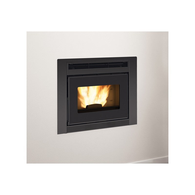 Inserto Camino a Pellet Ventilato La Nordica Extraflame Mod. Comfort Idro L80 Da 19 Kw
