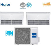 Condizionatore Climatizzatore Haier Monosplit Cassette 700 12000 BTU R-32 AB35S2SC1FA Pannello Incluso WI-FI Optionale