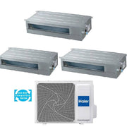 Condizionatore Climatizzatore Haier Dual Split Canalizzato Slim a Bassa Pressione R-32 9000+9000 Con 2U40S2SC1FA