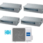 Condizionatore Climatizzatore Haier Dual Split Canalizzato Slim a Bassa Pressione R-32 9000+9000 Con 2U40S2SC1FA