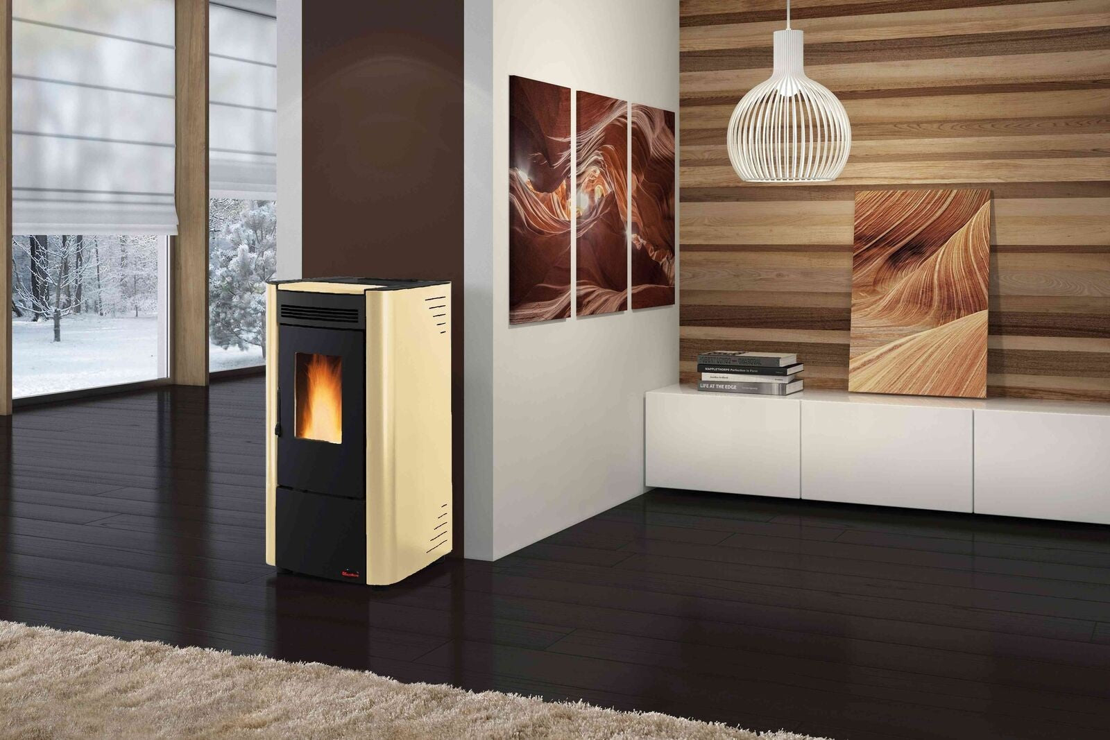 Stufa a pellet La Nordica Extraflame Modello KETTY 2.0 Da 6,5 Kw Vari Colori