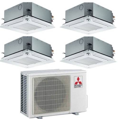 Condizionatore Climatizzatore Mitsubishi Electric Cassetta A 4 Vie R-32 60X60 9000 BTU SLZ-M25FA Wi-Fi Optional