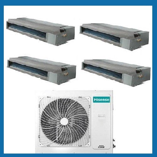 Condizionatore Climatizzatore Hisense Quadri Split Inverter Canalizzato 9000+9000+12000+12000 Con 5AMW105U4RQC