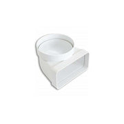 GOMITO 90° DA RETTANGOLARE A CIRCOLARE