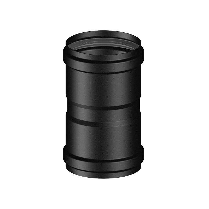 Manicotto FF - FUMISTERIA MONOPARETE ACCIAIO AL CARBONIO SMALTATO NERO