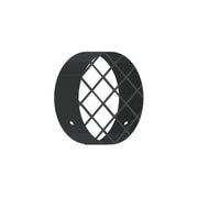 Griglia antitrusione - FUMISTERIA MONOPARETE ACCIAIO AL CARBONIO SMALTATO NERO