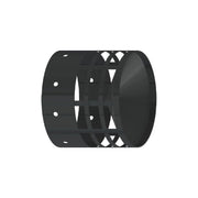 Griglia di scarico - FUMISTERIA MONOPARETE ACCIAIO AL CARBONIO SMALTATO NERO