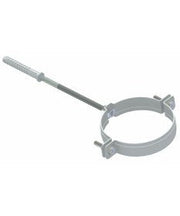 Collare di fissaggio verniciato Bianco   - SISTEMA DI CANALIZZAZIONE ARIA CALDA STUFE