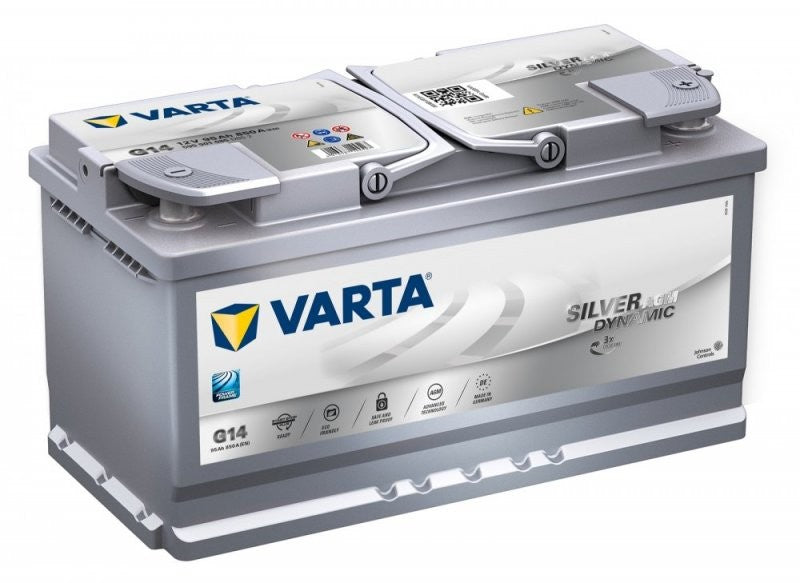 Batteria Varta G14 Start&Stop Silver Dynamic AGM G14 - 595901085 Per Auto e Barche
