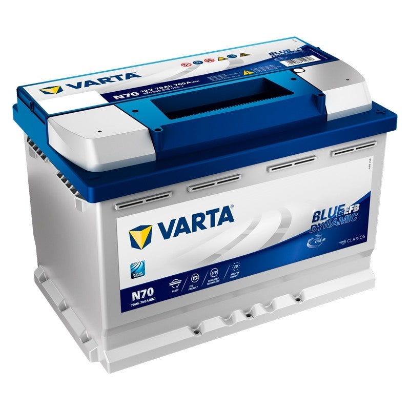 Batteria Auto Varta N70 Start&Stop Blue Dynamic EFB 570 500 076