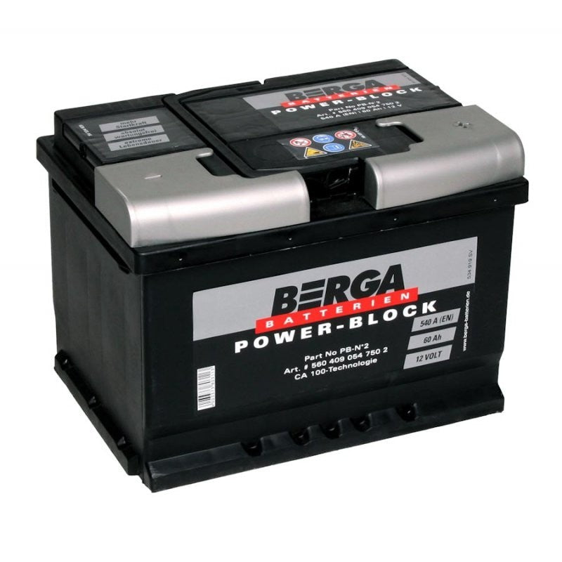 Batteria ad Avviamento Berga Modello Power Block PB N2 60 AH