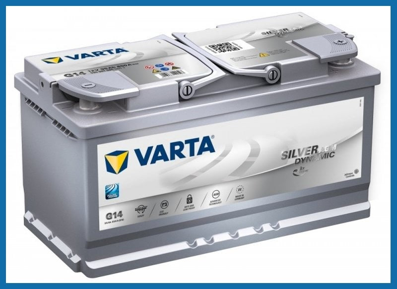 Batteria Varta G14 Start&Stop Silver Dynamic AGM G14 - 595901085 Per Auto e Barche