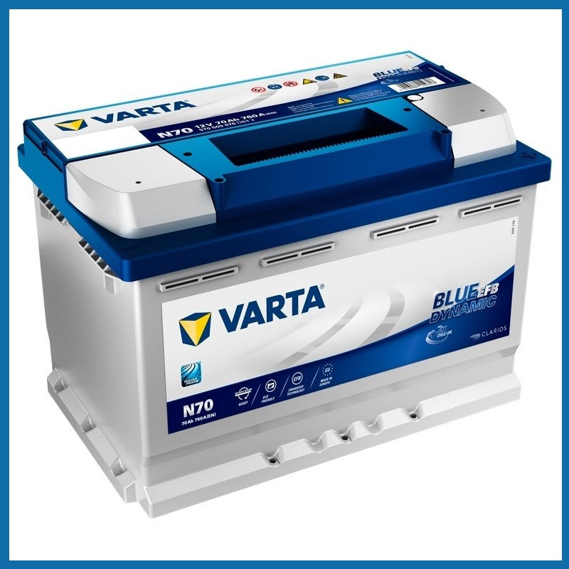 Batteria Auto Varta N70 Start&Stop Blue Dynamic EFB 570 500 076