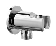 PRESA ACQUA LINDOS IN OTTONE CROMATO CON SUPPORTO ATTACCO 1/2M X 1/2M