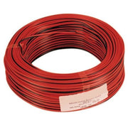 CAVO ELETTRICO HI-FI ROSSO-NERO 2X0,50