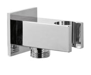 PRESA ACQUA SIMI IN OTTONE CROMATO CON SUPPORTO ATTACCO 1/2M X 1/2M