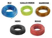 CAVO ELETTRICO UNIPOLARE SEZ. 2,5 FS17 VARI COLORI