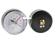 VACUOMETRO ATTACCO POSTERIORE MISURA 1/8"