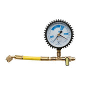 TUBO FLESSIBILE CON MANOMETRO E RUBINETTO