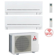 Condizionatore Climatizzatore Mitsubishi Electric MSZ-APVGK Dual Split Inverter R32 Wi-Fi 9000+12000 Con MXZ-2F53VF