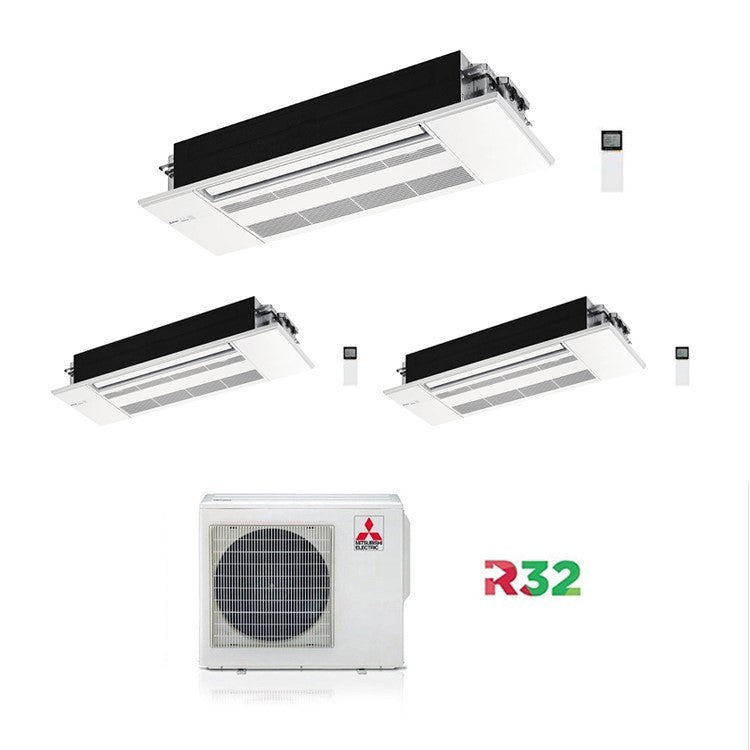 Condizionatore Climatizzatore Mitsubishi Electric Trial Split Cassetta 1 Via MLZ-KP 9000+9000+18000 Con MXZ-3F68VF4
