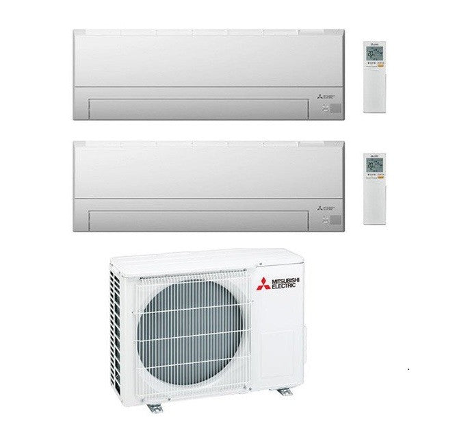 Condizionatore Climatizzatore Mitsubishi Electric Dual Split MSZ-BT R32 9000+12000 Con MXZ-2F42VF4 Wi-Fi 9+12