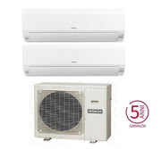 Condizionatore Climatizzatore Hitachi Dual Split Performance  R32 12000+12000 BTU Con RAM-53NP2E Wi-Fi Optional **PROMO**