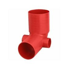 CURVA WC ALTA CON 2 ATTACCHI ARANCIONE