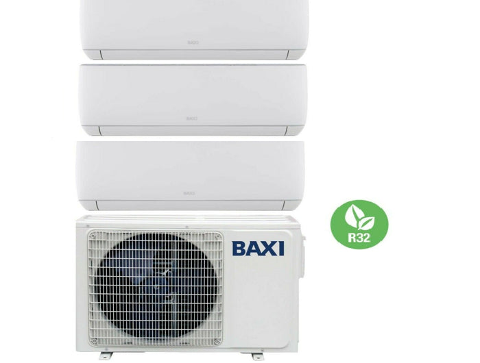 Condizionatore Climatizzatore Baxi Trial Split Inverter Astra R32 9000+12000+12000 BTU Con LSGT70-3M Wi-Fi Optional