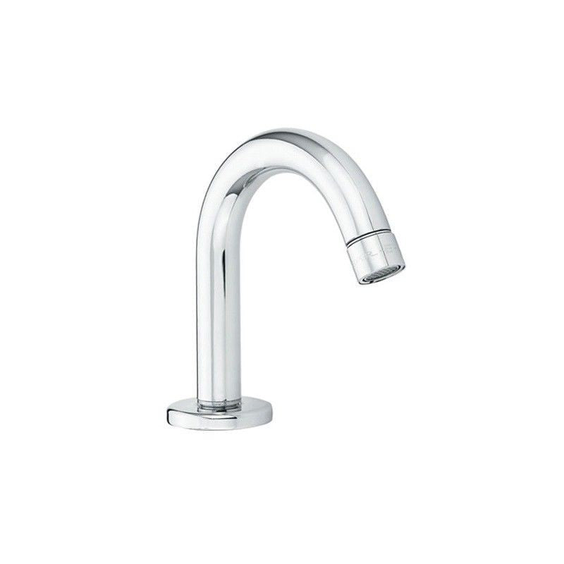 Bocca di erogazione fissa per lavabo con aeratore inviolabile antivandalo Idral