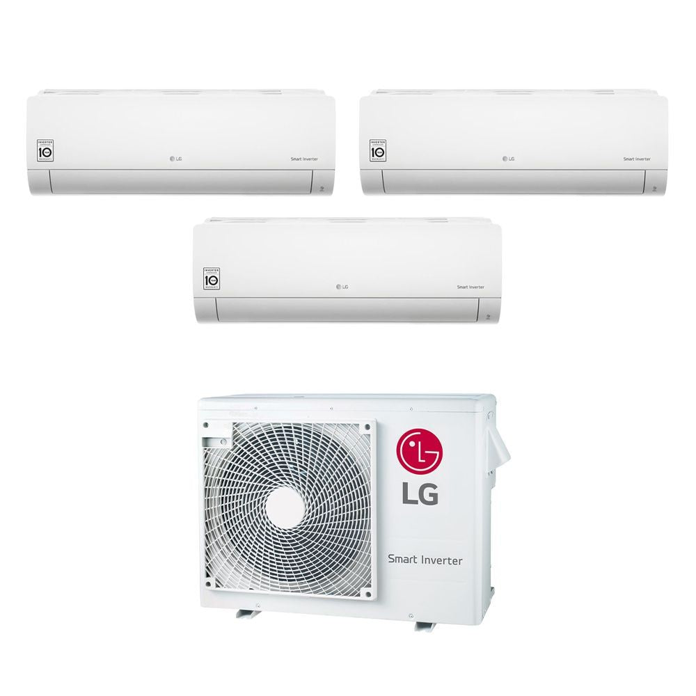 Condizionatore Climatizzatore LG Trial Split Inverter R-32 DUALCOOL Libero Smart 12000+12000+12000 BTU Con MU3R21 U23 Wifi integrato 12+12+12