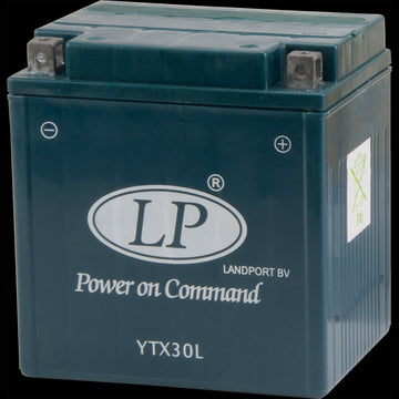 Batteria Per Moto Landport Modello YTX30L Con Tecnologia Absorbent Glass Mat