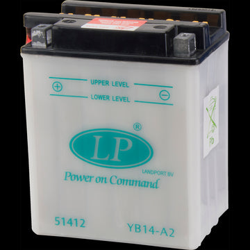 Batteria Per Moto Landport Modello YB14-A2 Con Tecnologia Robusta al Piombo Acido