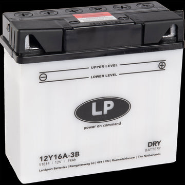 Batteria Per Moto Landport Modello 12Y16A-3B Con Tecnologia Robusta al Piombo Acido