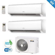 Condizionatore Climatizzatore Ferroli Dual Split Inverter Diamant M R32 Wi-Fi 9000+12000 Con 2CO9AA0F 18-2